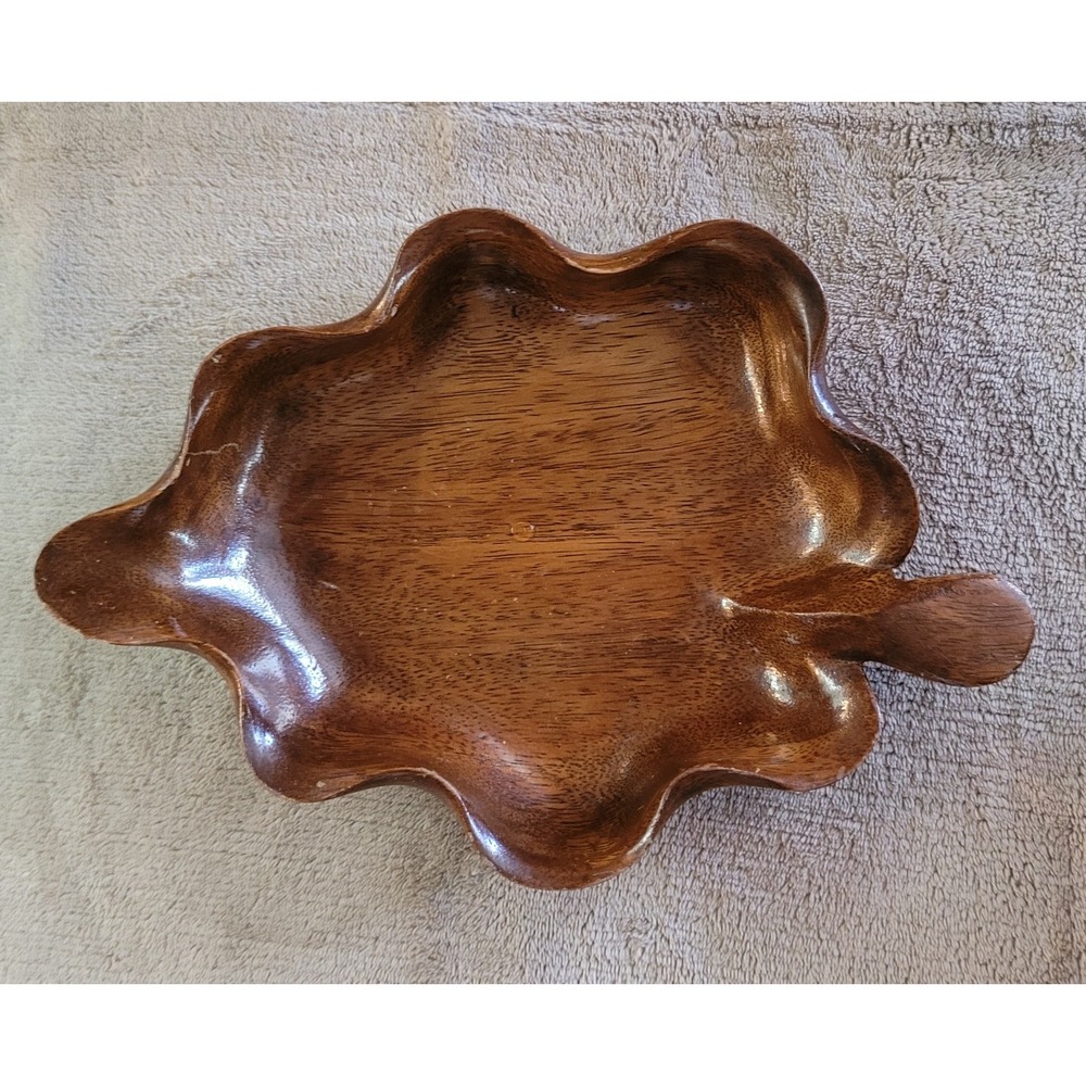 2 Monkeypod nut/candy bowls